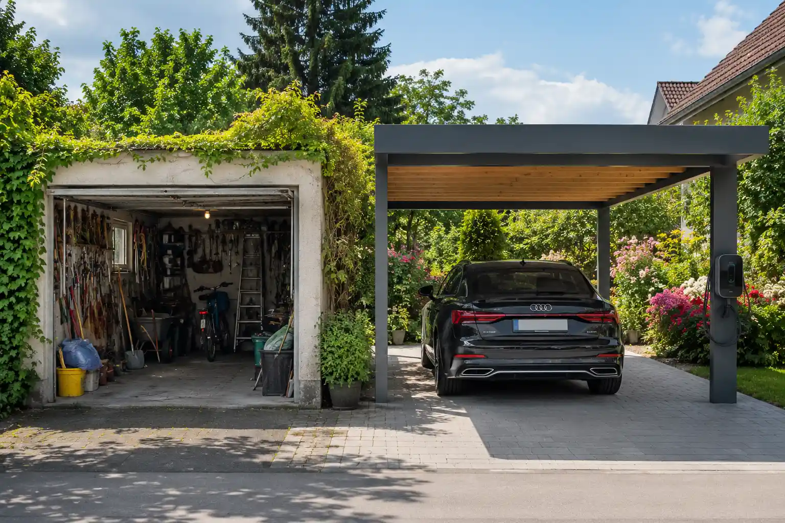 Carport oder Garage? 5 Gründe fürs Carport